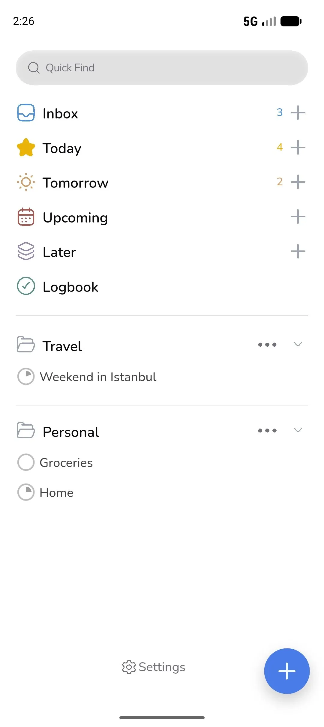 Tamoom — app screen